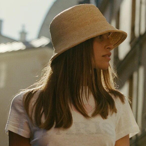 Lack Of Color The Inca Bucket Hat Raffia Straw Small 55CM - Picture 2 of 10